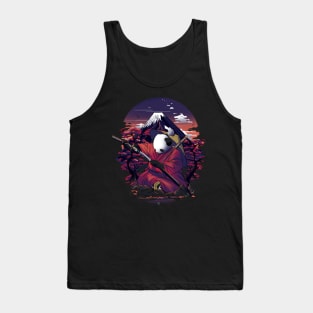 Samurai Panda Warrior Tank Top